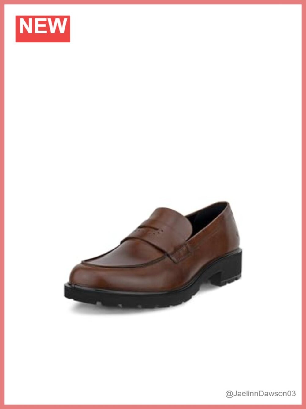 ECCO Vienna Loafers Women's Leather Slip-On Comfort Walking Shoes